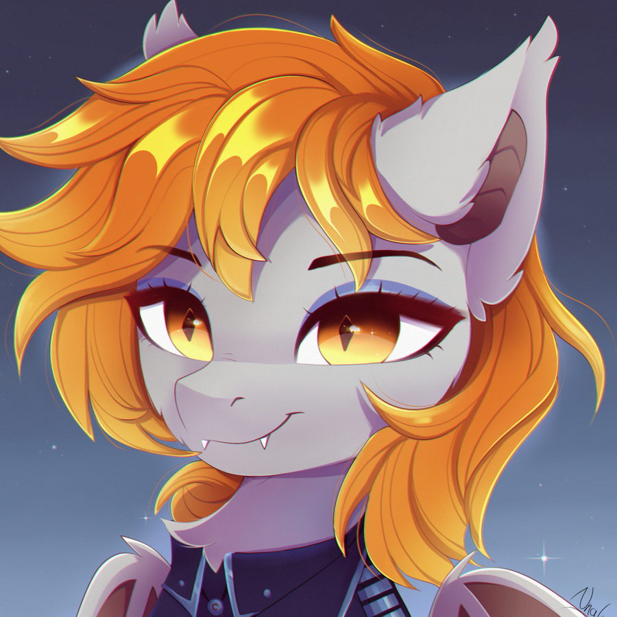 Fully rendered bust